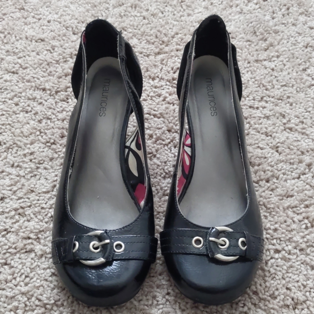 Maurices Black Heels Dress Shoes